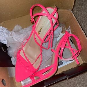 FASHION NOVA PINK HEELS